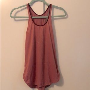 Pink lululemon tank top